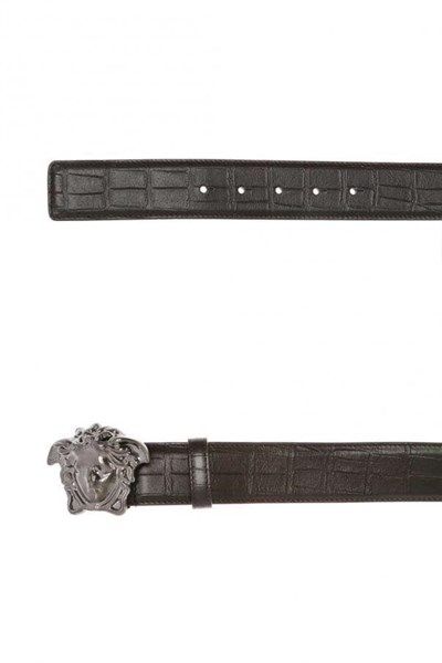 Belt Versace Đen/Ghi 138747 653011