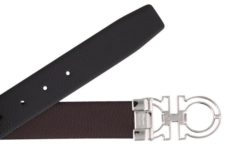 Belt Salvatore 2 Mặt Đen - Nâu 67A197