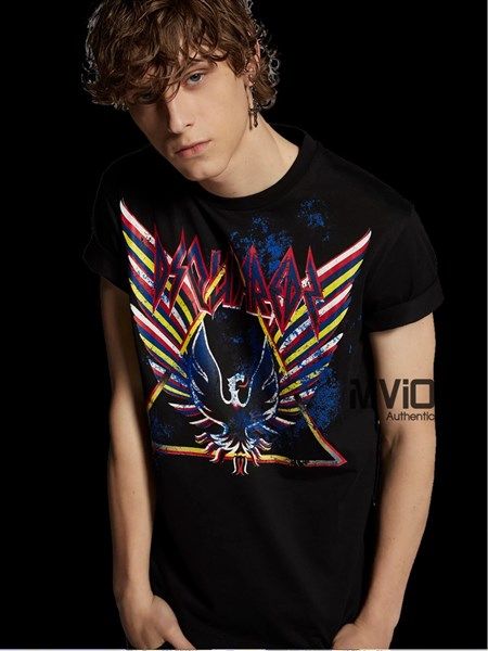 Phông Dsquared2 Đen Eagle S71Gd0801