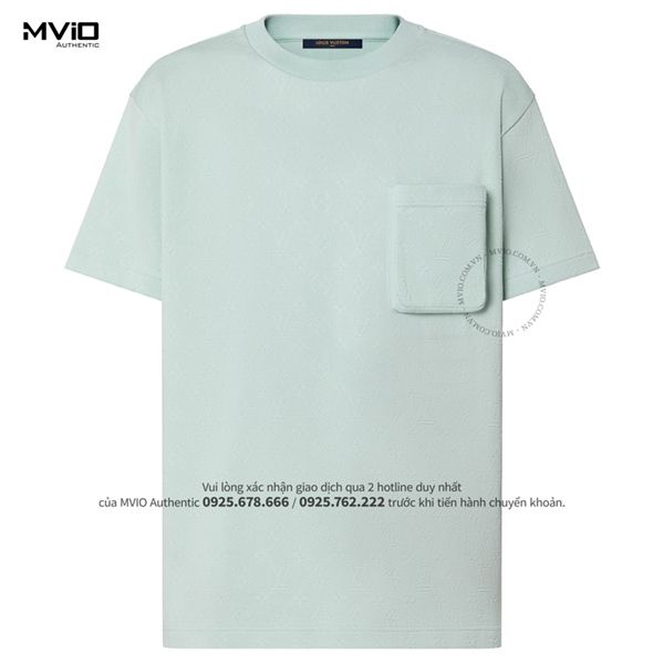 Phông Louis Vuitton Xanh Baby Blue Monogram Chìm 1ABXIXB