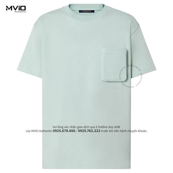 Phông Louis Vuitton Xanh Baby Blue Monogram Chìm 1ABXIXB