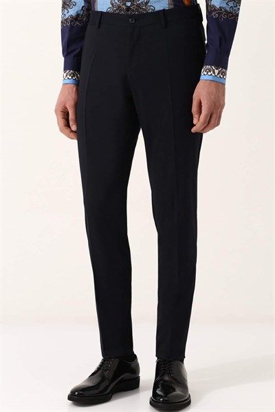 Quần Vải Dolce Gabbana Đen Trơn Gy10Mtfuec