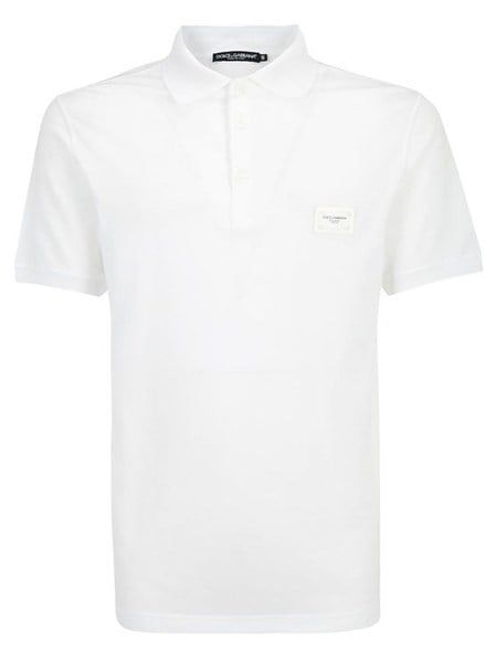 Polo Dolce Trắng Tag Ngực G8Kk1Tfu7Enw0800.
