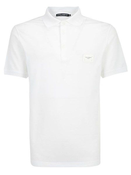 Polo Dolce Trắng Tag Ngực G8Kk1Tfu7Enw0800.