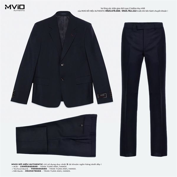 Suit Gucci Navy Tag Tay 770371Z592B4169