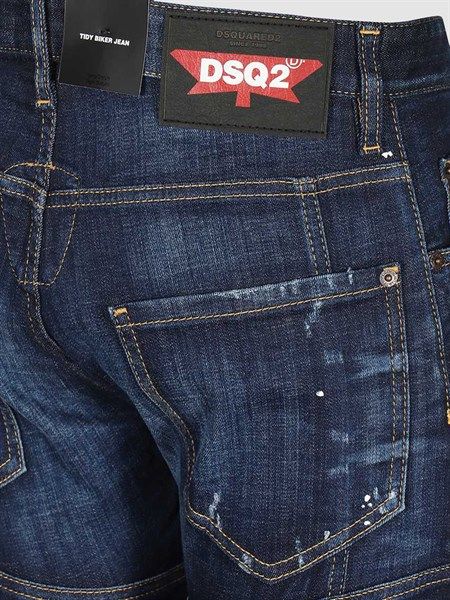 Jean Dsquared2 Tidy Biker Jeans - Blue S74Lb0714 S30342