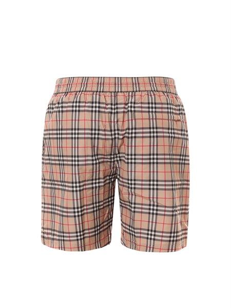 Short Burberry Camel Kẻ Cân (8010219)