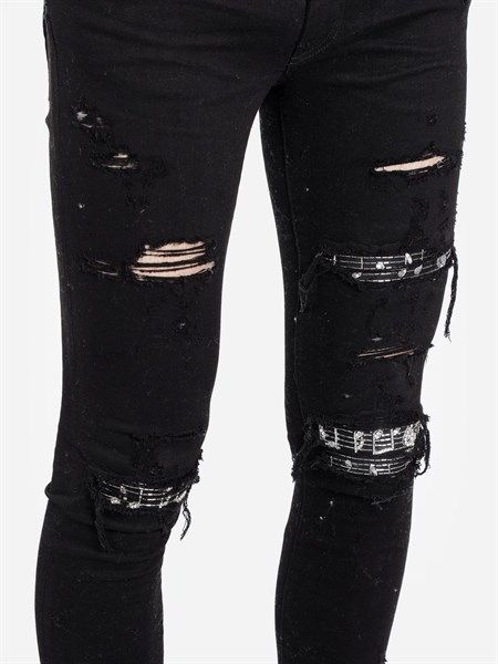 Jean Amiri Music Note Patch W9M01187Sd Blk