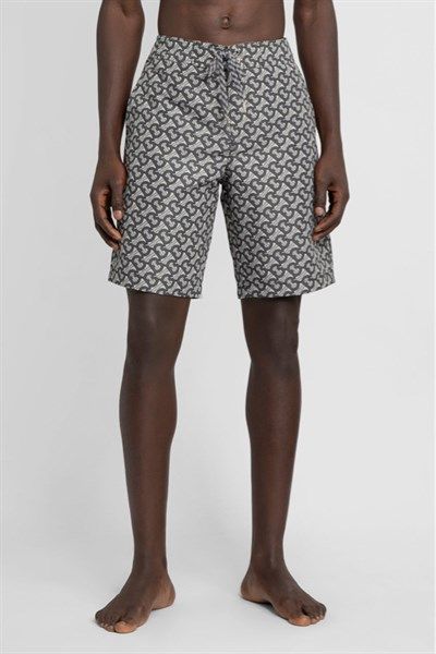 Short Burberry Xám Full Logo Tb 8048883 1005