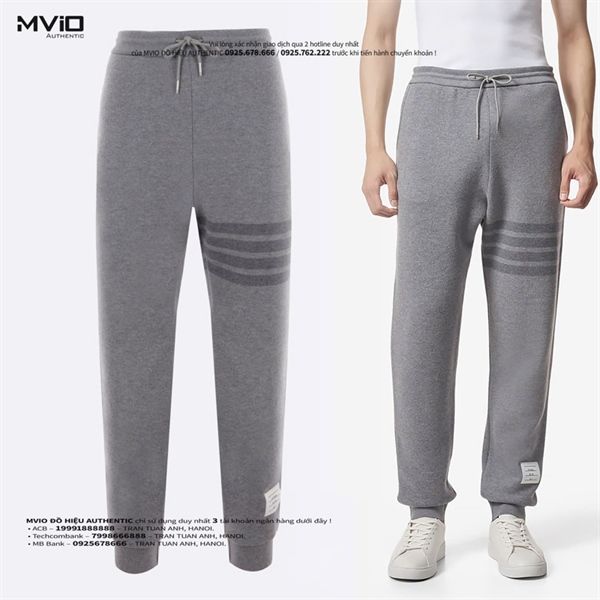 Quần Nỉ Thom Browne Xám Vạt Xám MJQ179A J0088 055