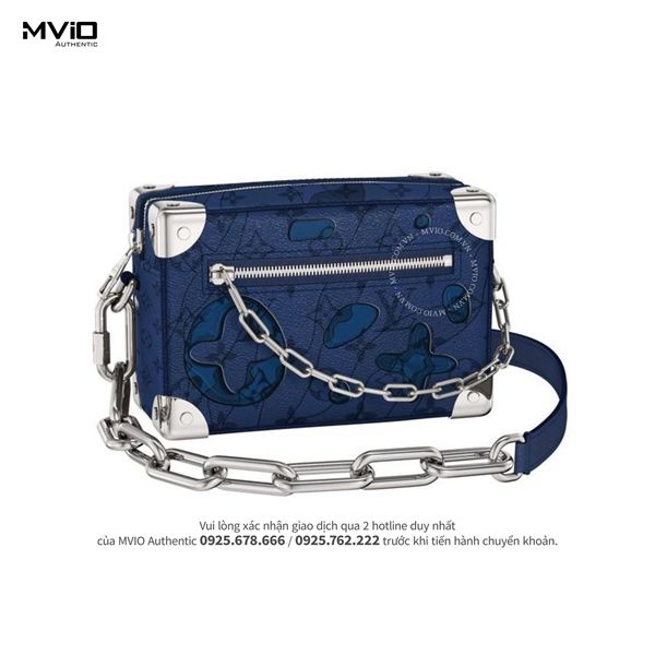 Túi Louis Vuitton Mini Trunk Xanh Blue Mono M22588