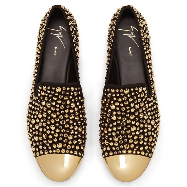 Loafer Giuseppe Zanotti David Gold Đinh To 6010 1007