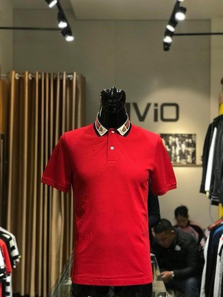 Polo Gucci Đỏ Thêu Cổ Hổ 545714 Xjagu 6057