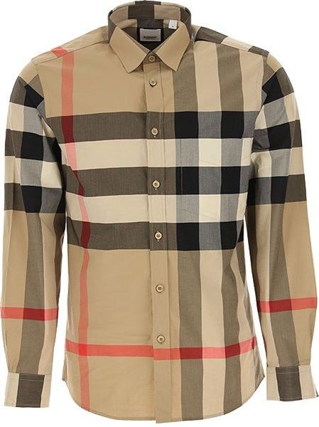 Sơ Mi Burberry Dài Tay Camel 2020 -8010213