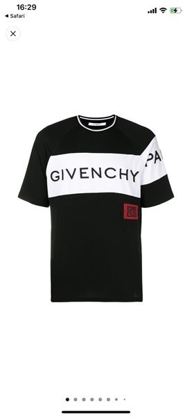 Phông Givenchy Đen Chữ Nổi Trắng Bm708U3002