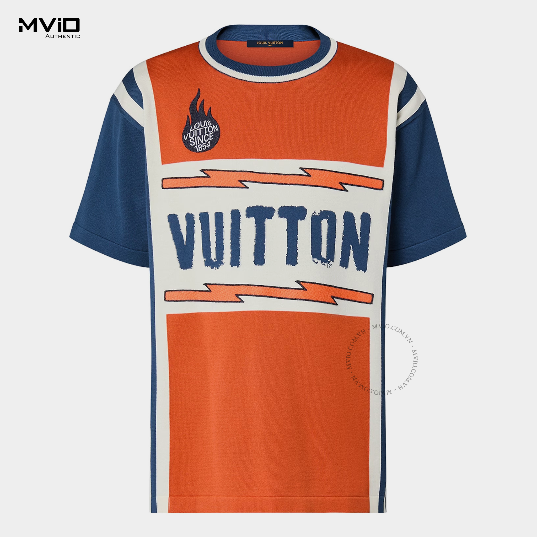 Phông Louis Vuitton Baseball Cam Chữ Ngực 1AFANQ