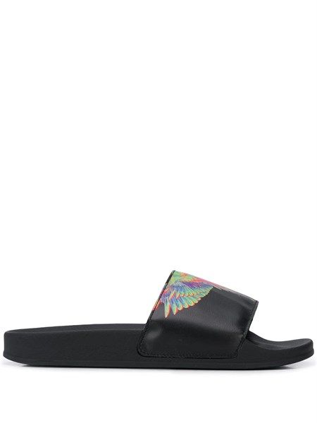 Dép Marcelo Burlon Print Slides Flat Wings