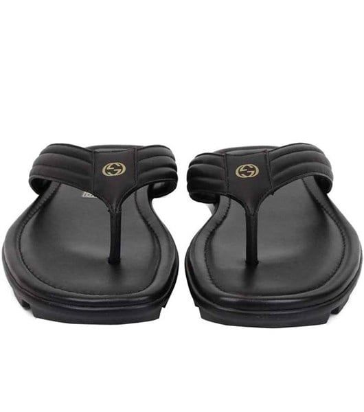 Dép Kẹp Ngón Gucci Đen