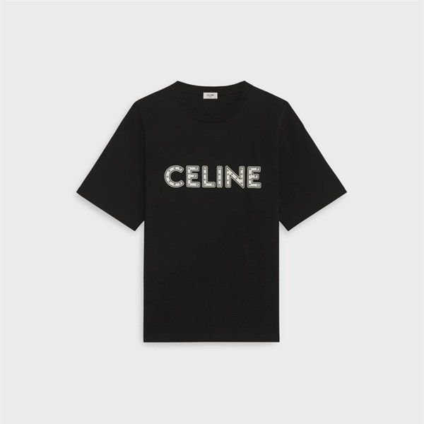 Phông Celine Đen Chữ Đinh Ngực 501S2X687/38Aw
