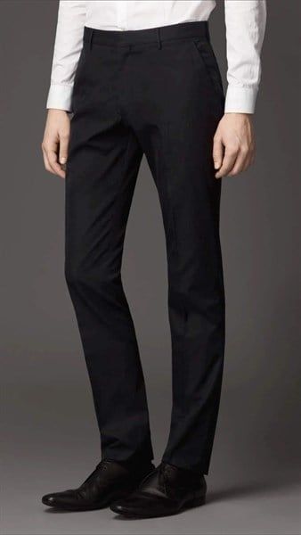 Quần Vải Burberry Đen Grey 8018136 1001
