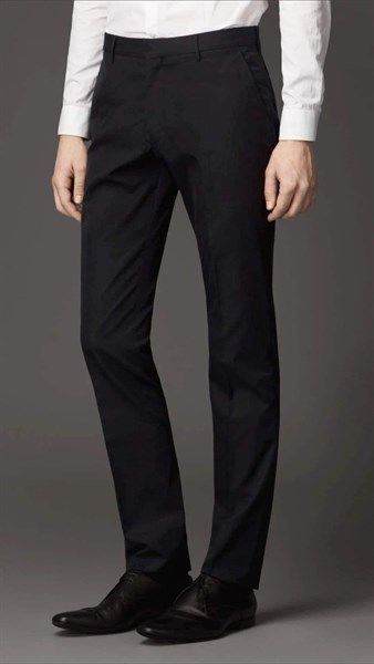 Quần Vải Burberry Đen Grey 8018136 1001