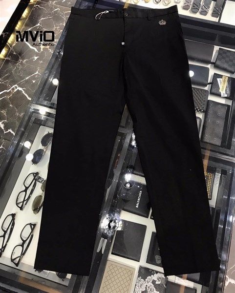 Kaki Dolce Đen Gy6Fez Gec82 Thêu Crown