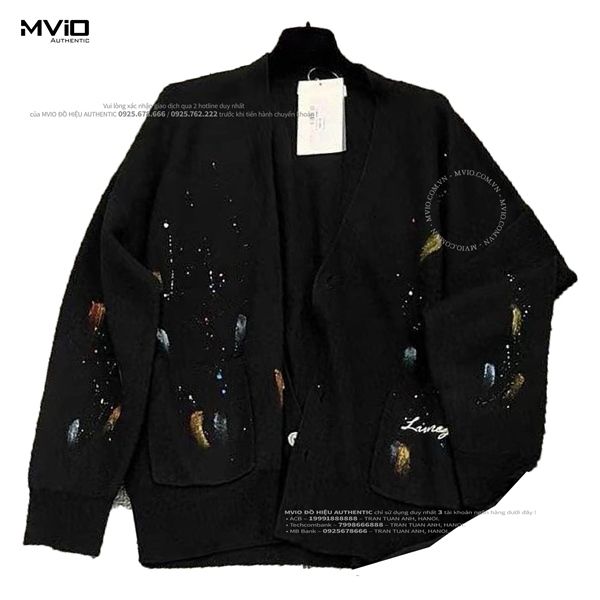 Khoác Liuregali Đen Vẩy Sơn LRG1126BLCT