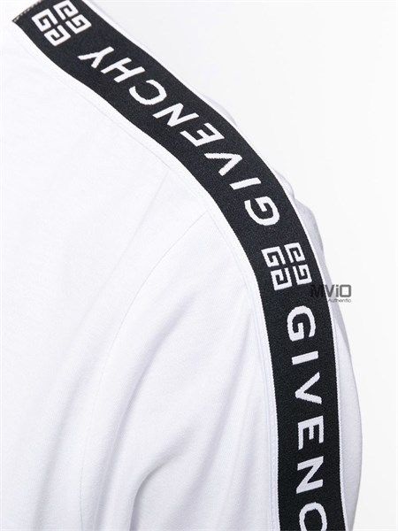 Phông Givenchy Trắng Tag Vai Bm70Jk3002 100