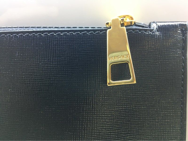 Clutch Versace Đen 23 X 32