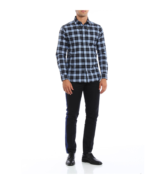 Sơ Mi Givenchy Xám Check 16F6002333