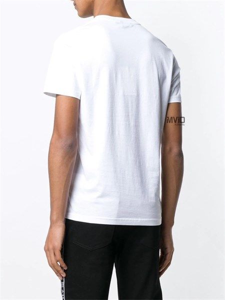 Phông Givenchy Trắng In Ngực Bm70K93002 000
