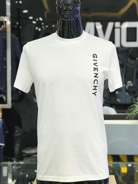 Phông Givenchy Trắng Thêu Chữ Givenchy