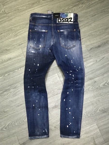 Jean Dsquared2 Xanh Skater S71Lb0590 Vảy Sơn
