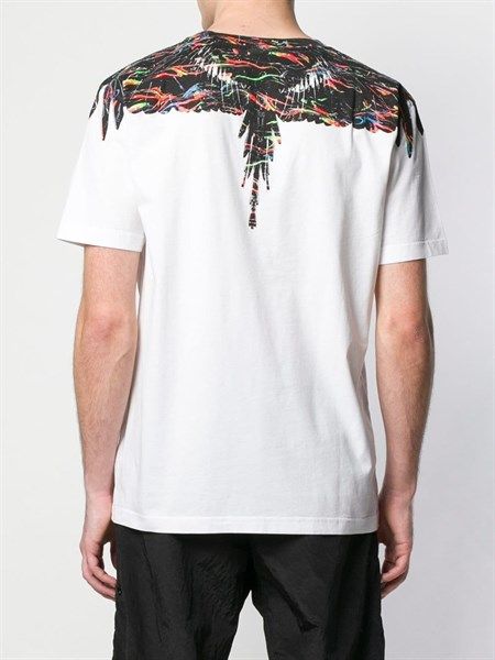 Phông Marcelo Burlon Trắng Cánh 7 Màu Cmaa018S19001024