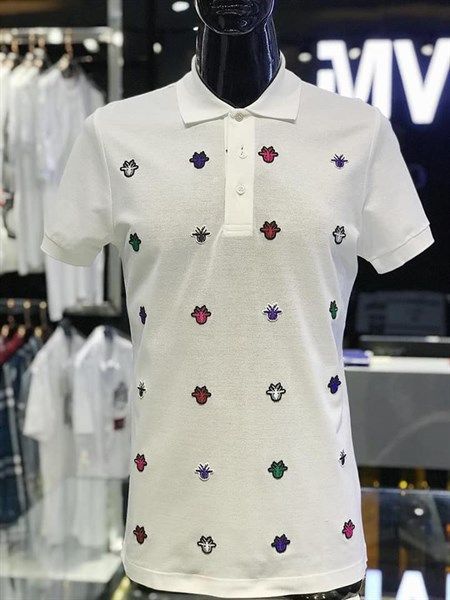 Polo Dior Trắng Full Ong 733J819 M0448