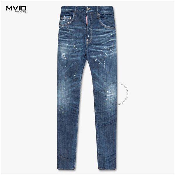 Jean Dsquared2 Xanh Vẩy Sơn Skater S74LB1274