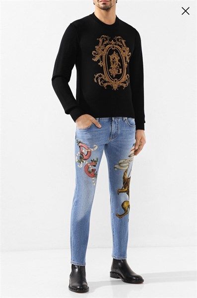 Jean Dolce Xanh In Sư Tử Gyc4Ld