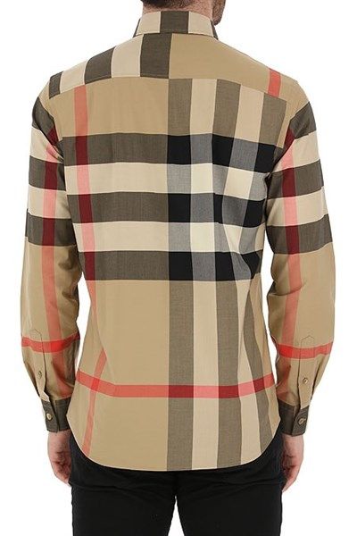 Sơ Mi Burberry Dài Tay Camel 2020 -8010213