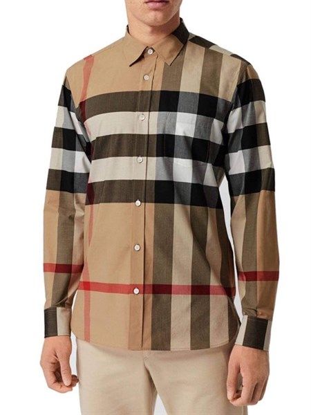 Sơ Mi Burberry Dài Tay Camel 2018