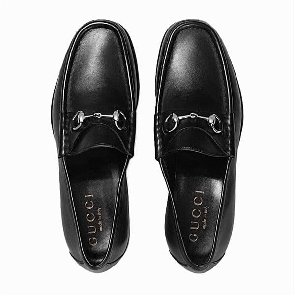 Loafer Gucci Đen Xích Bạc 015938