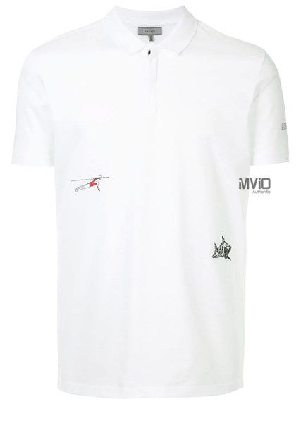 Polo Lanvin Trắng Rmje0009P19