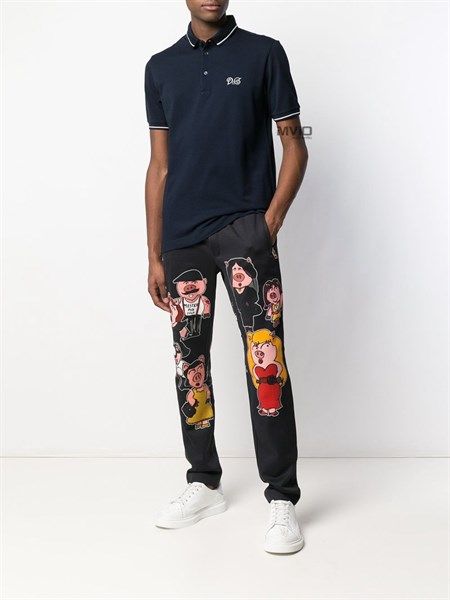 Polo Dolce Navy Tag Dg G7Scx B0665