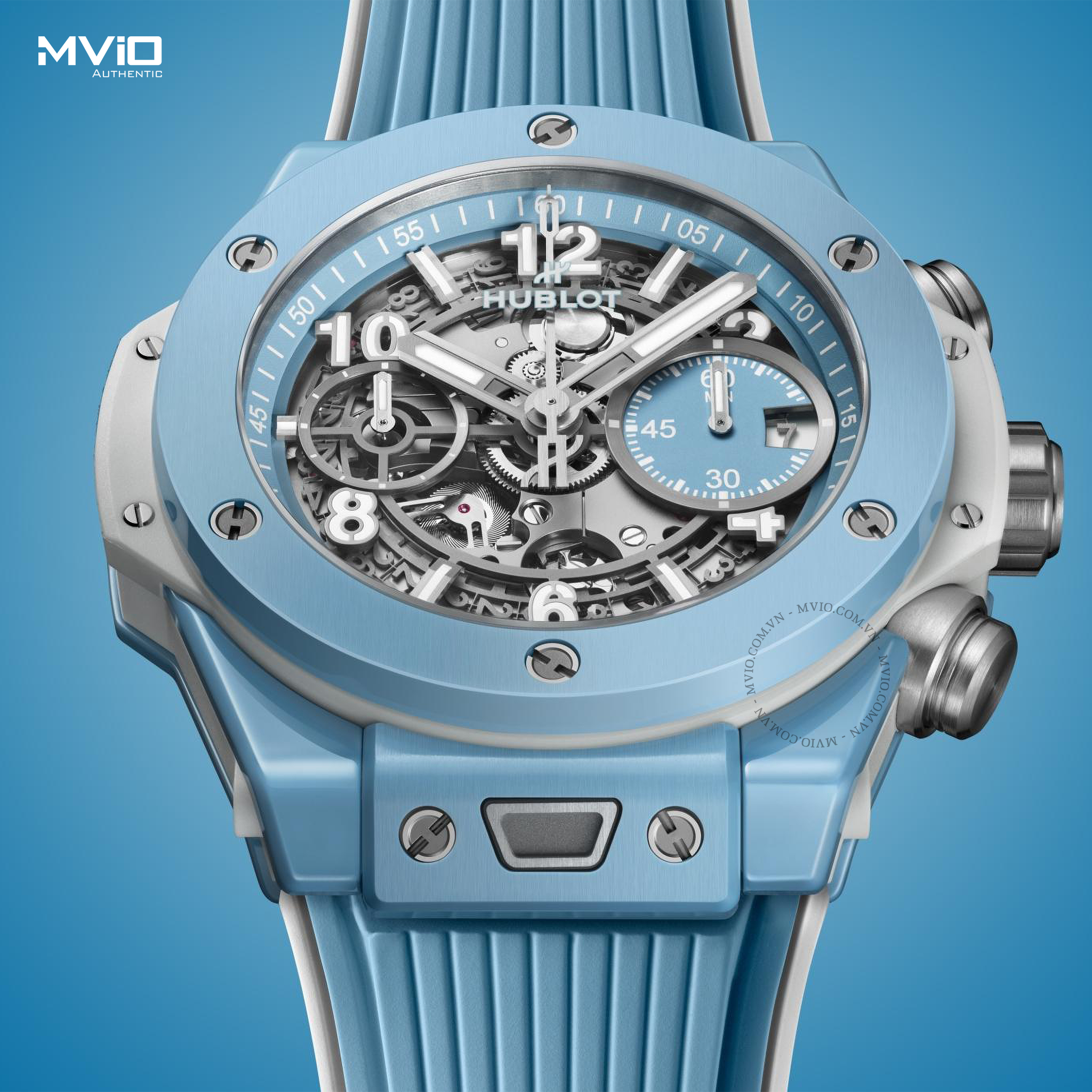 Đồng Hồ Hublot Big Bang Unico Sky Blue