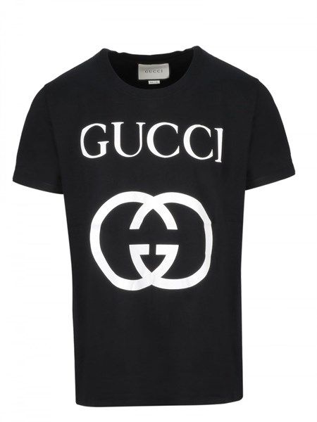 Phông Gucci Đen Logo GG Trắng 493117 X3Q35