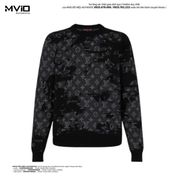 Len Louis Vuitton Đen Zani Monogram 1A96JV