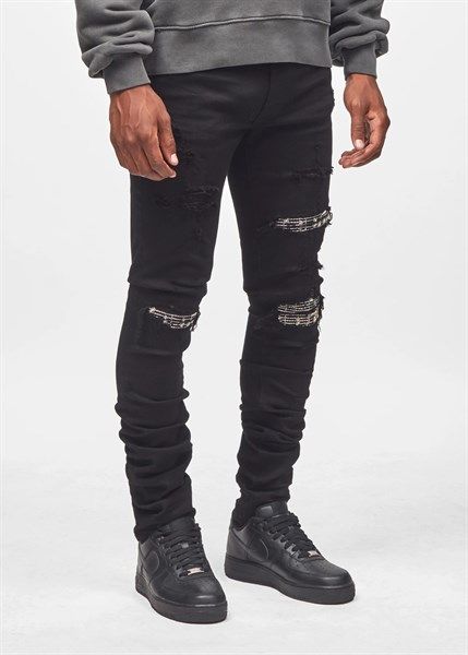 Jean Amiri Music Note Patch W9M01187Sd Blk