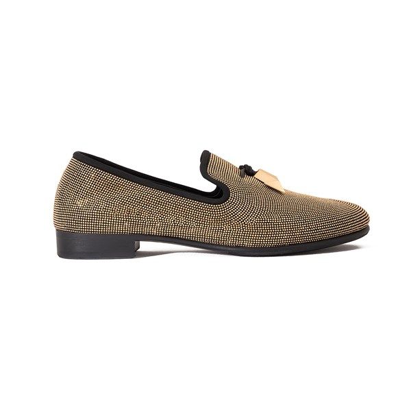 Loafer Giuseppe Zanotti Arrow Tassel Metallic Smoking