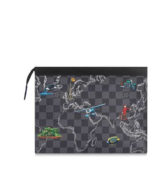 Clutch Louis Vuitton N40205 Pochette Voyage Mm