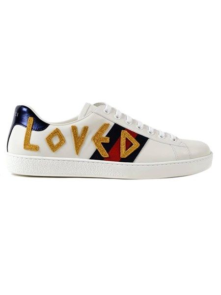 Sneaker Gucci Trắng Loved 497090