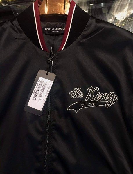 Khoác Dolce Gabbana Đen Logo The King G9Ow1T G7Wlg